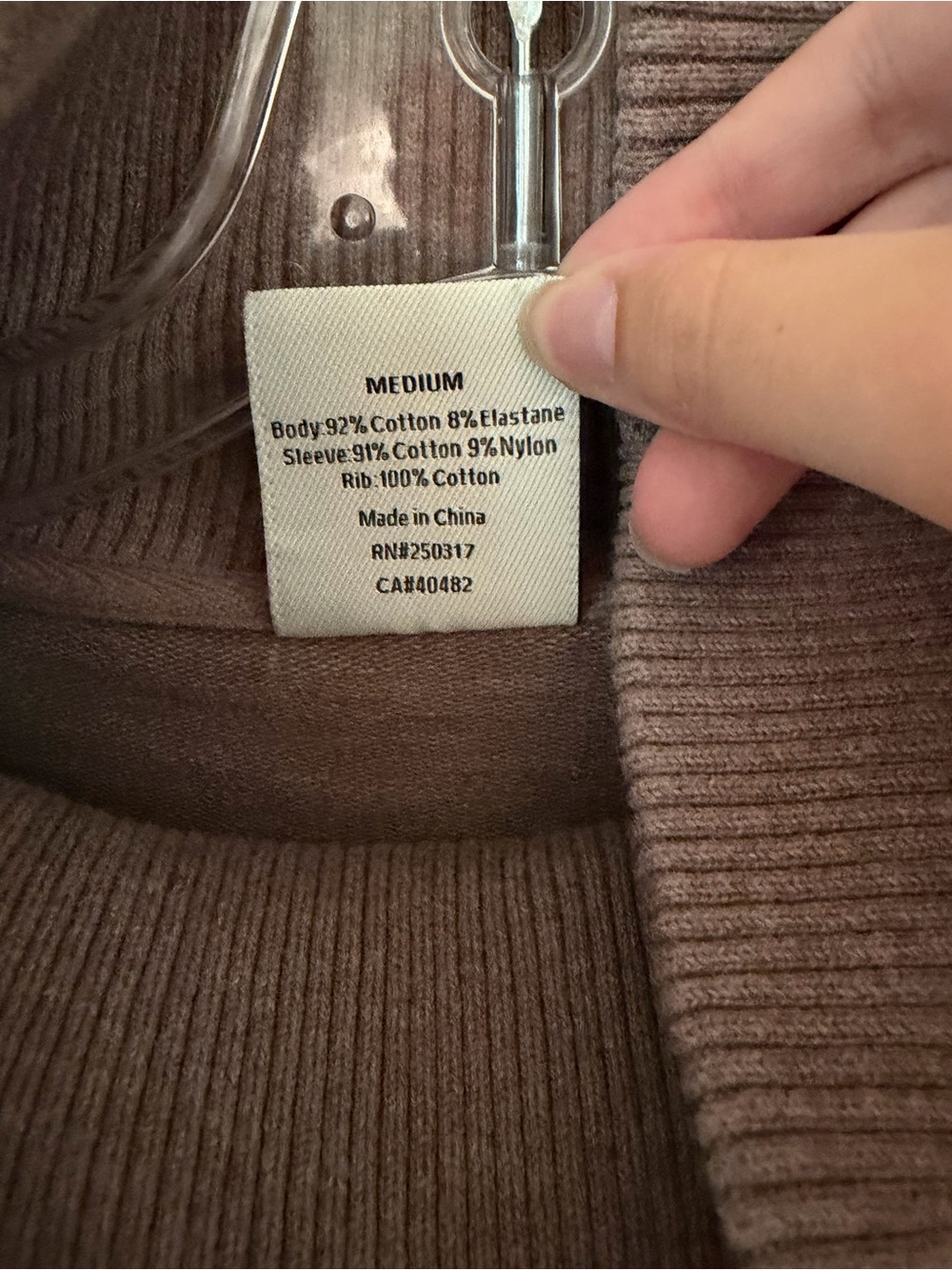Varley Adelaine Pine Bark Brown Marl Drawstring Cinch Waist Sweatshirt - Picture 6 of 6